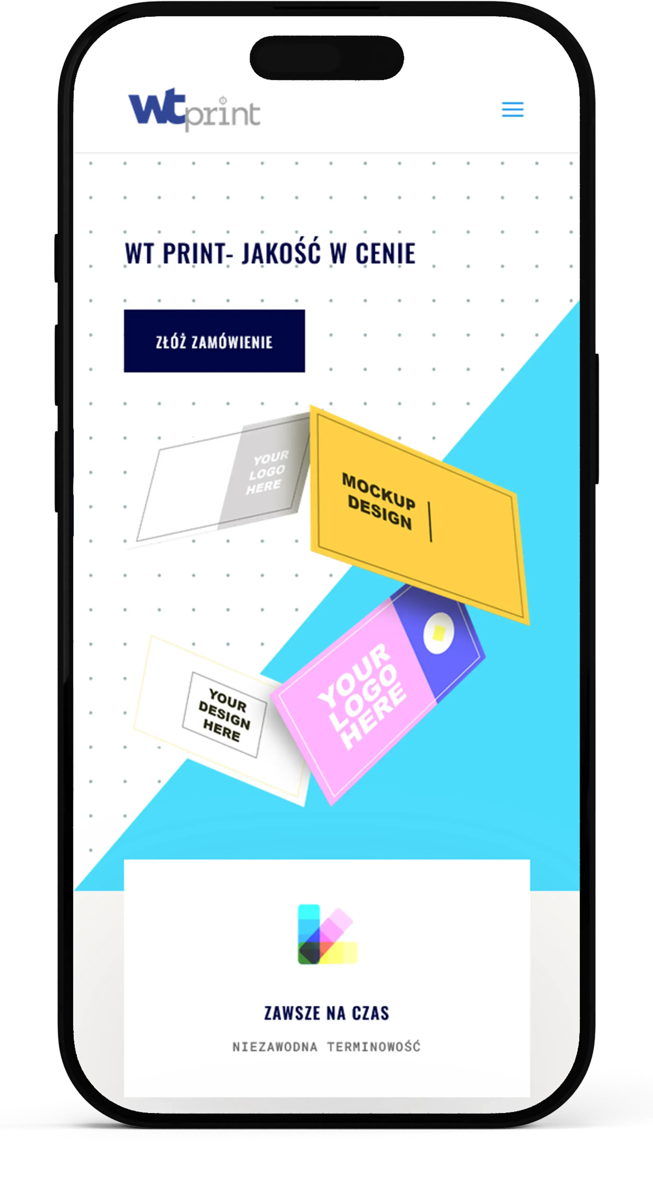 Strona Szczecińskiej drukarni WT Print